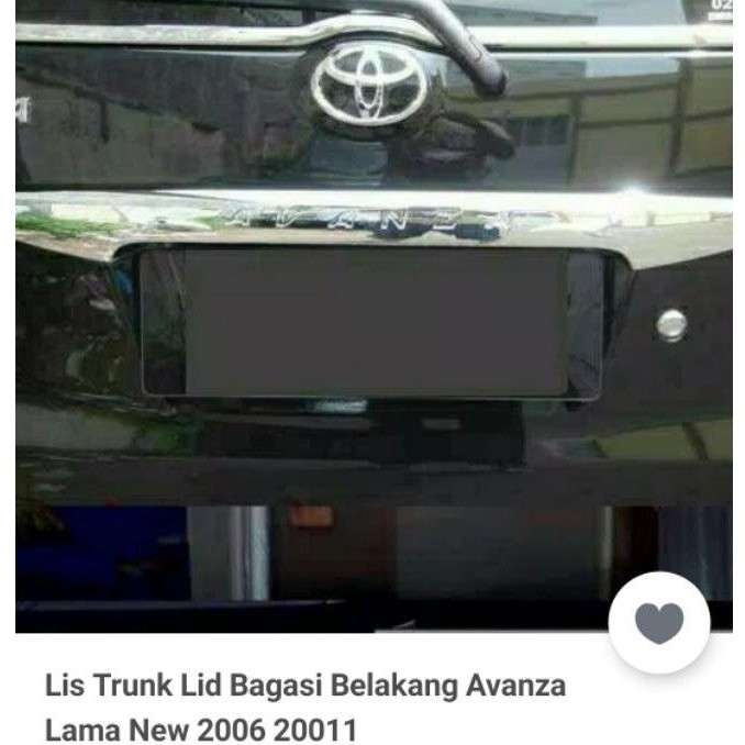 TRUNK LID  Avansa/xenia