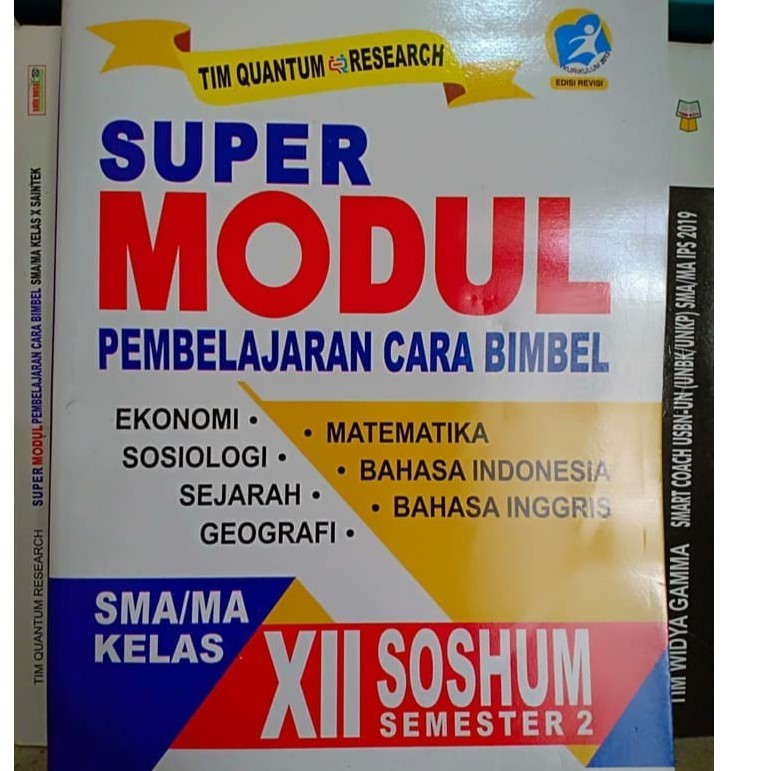 Buku Soal Sma Super Modul Sma Kelas Xii Soshum Semester 2 Shopee