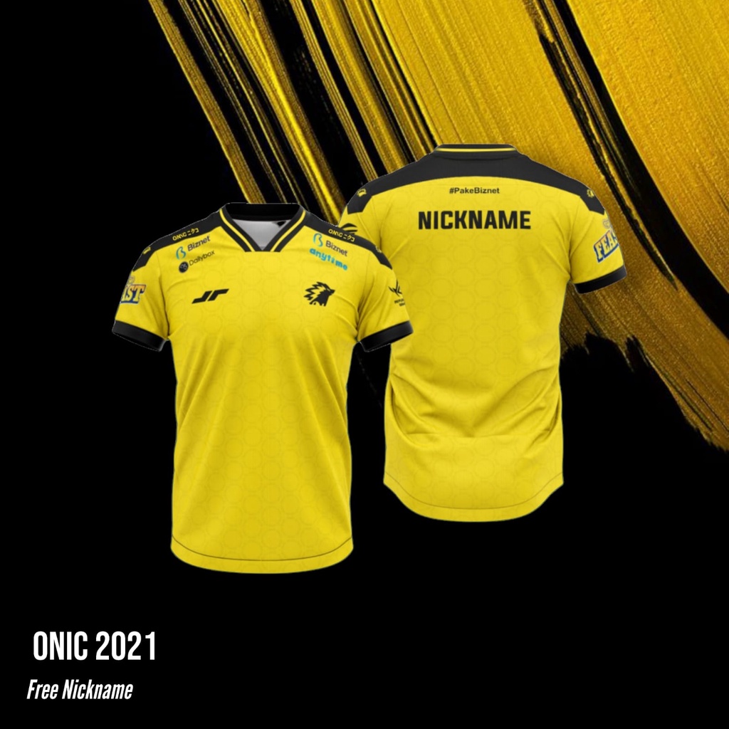 JERSEY BAJU ESPORT ONIC 2021 GAMING