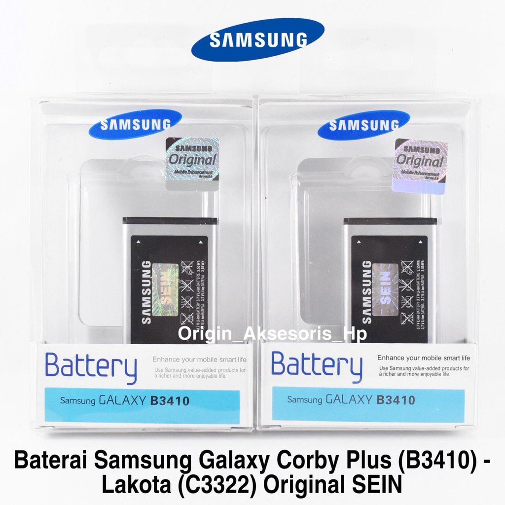 Baterai Samsung Galaxy Corby Plus B3410 Lakota C3322 Original SEIN 100% Batre Battery dc 88