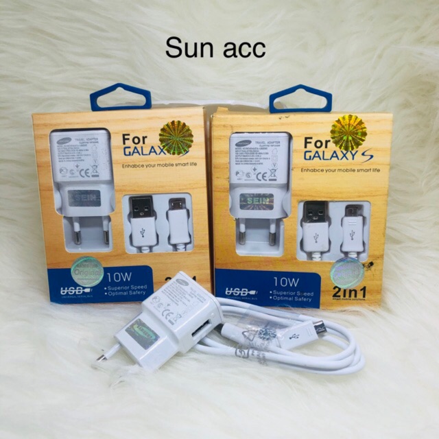 Charger Ori Samsung Note4 /5/S6/S7/ Edge Fast charging Casan Travel TC Original