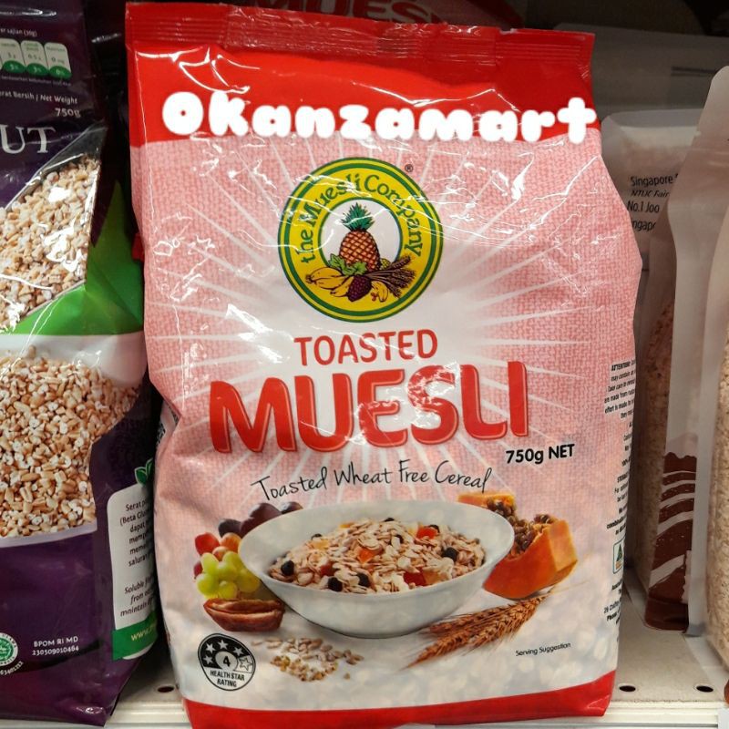 

The Muesli Company Toasted Wheat Free Cereal 750gr