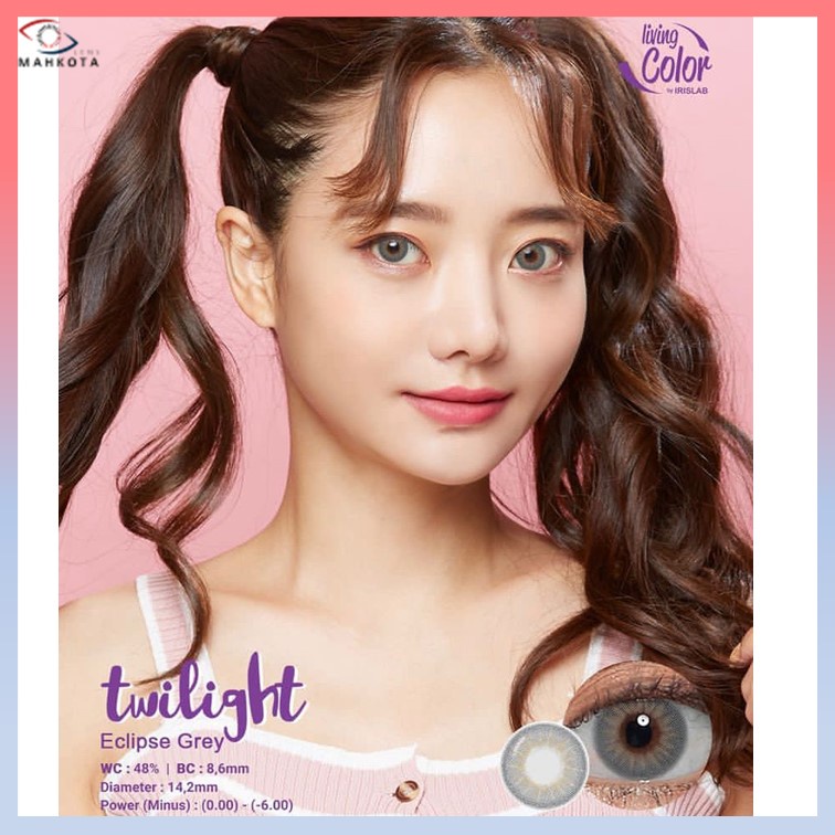 SOFTLENS l TWILIGHT NORMAL MINUS (-0.50 S/D -2.50) BY IRISLAB / DIA 14.2MM / FREE LENSCASE / Softlen Soflen Soflens