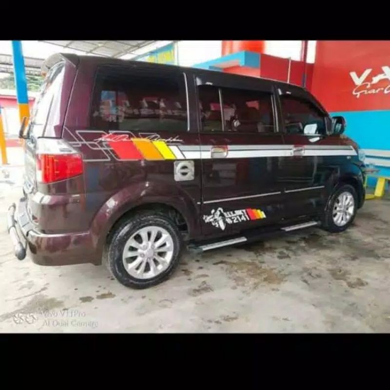 cutting Sticker Sticker mobil APV Granmax luxury Van granmax arena Suzuki carry Futura dll