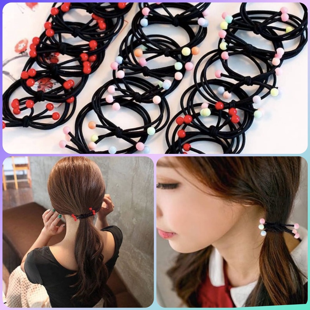 IKAT RAMBUT KOREA ELASTIS , GELANG ELASTIS