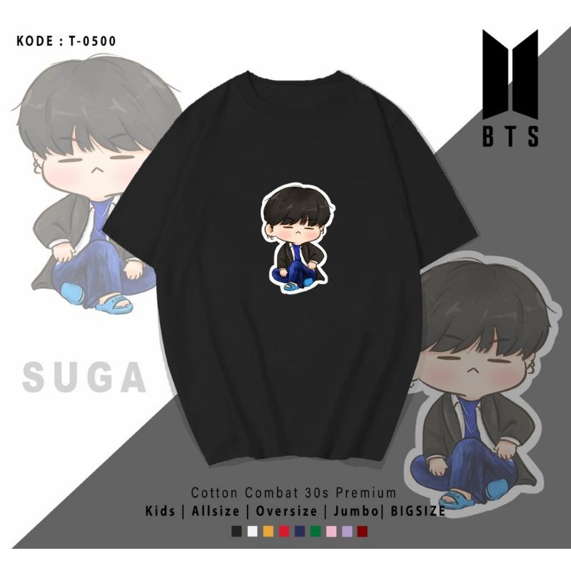 T-SHIRT / TUMBLR TEE TINY BT21 BTS / UNISEX COTTON 30S PREMIUM