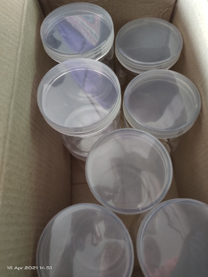 Toples Tabung Silinder / Cylinder - Toples Jar Plastik 800 Ml