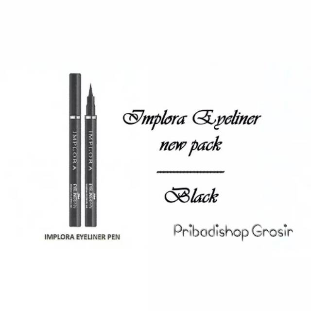 Implora - Eyeliner Pen Implora Black Waterproof Dramatic Lock