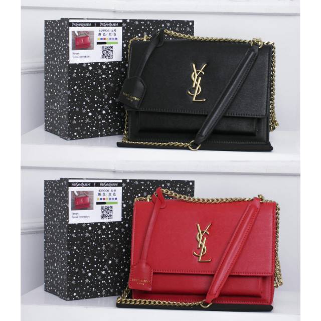 Ysl Sunset Bag 429906# with Box Semi Premium
