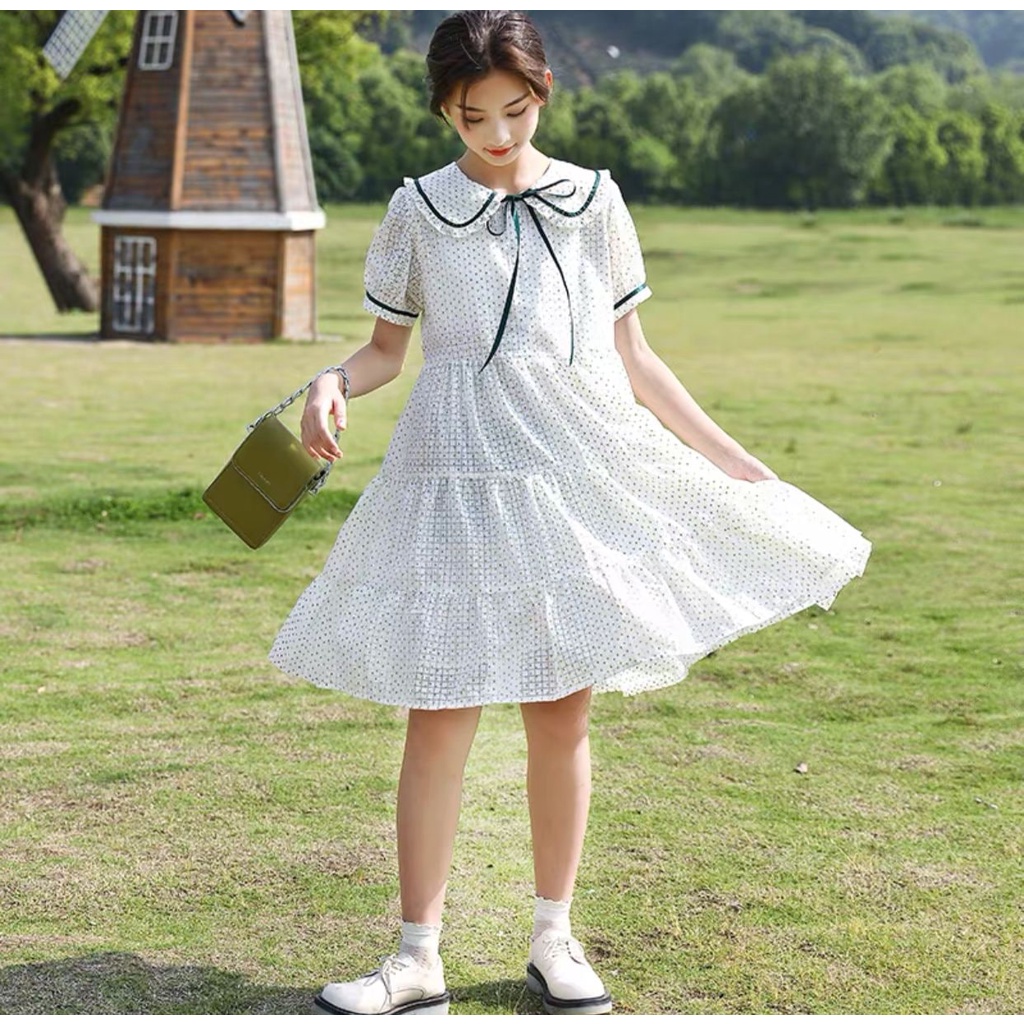 Promo !! Dress simple anak trendy / Dress rope long origin ukuran 4-10tahun / Dress anak perempuan