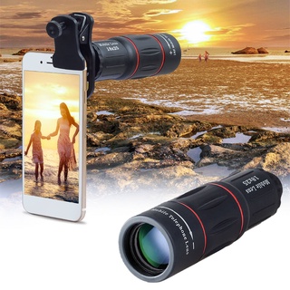 (globaltop) Apexel Lensa Telephoto binoculars for concert Eksternal zoom 18x Untuk Kamera Handphone
