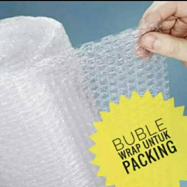 Bubble wrap untuk tambahan packing barang anda