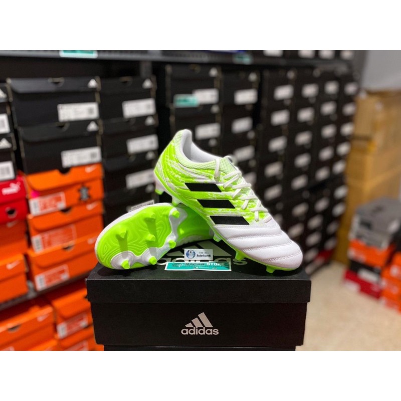 Sepatu Bola Adidas Copa 20.3 FG White Green G28553 Original BNIB