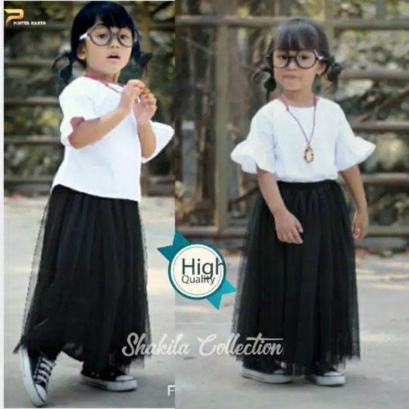 MN ~ Rok tutu anak panjang usia 8 - 10 tahun // sayang anak