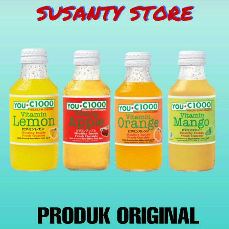 

YOU C 1000 MINUMAN VITAMIN C ALL VARIAN 140ML.