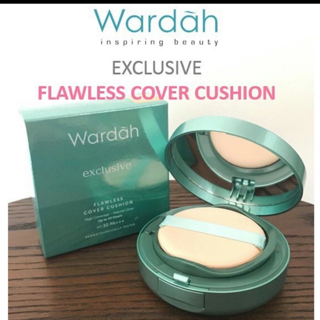 Wardah exclusive flawless cover cushion