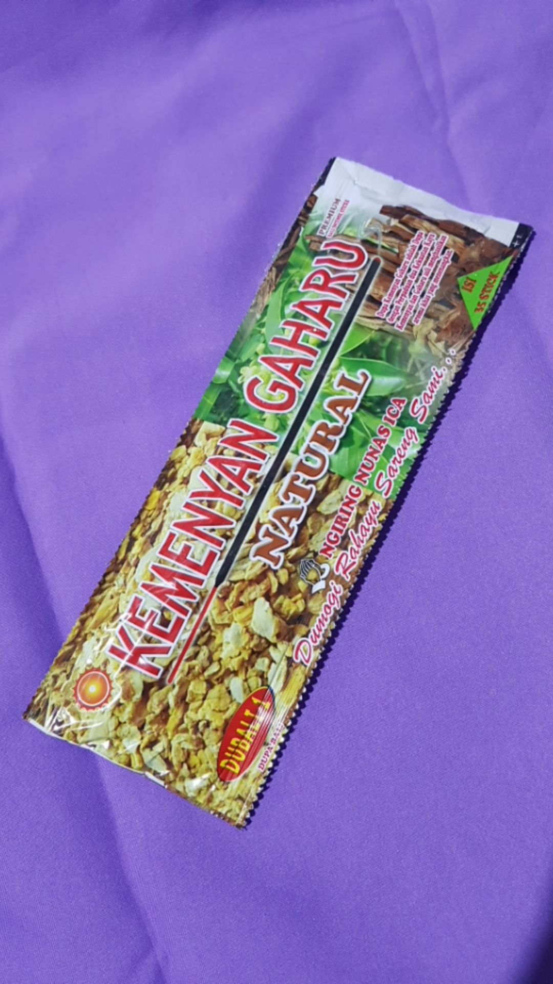 Dupa Kemenyan  Gaharu Natural Isi 35 Stick