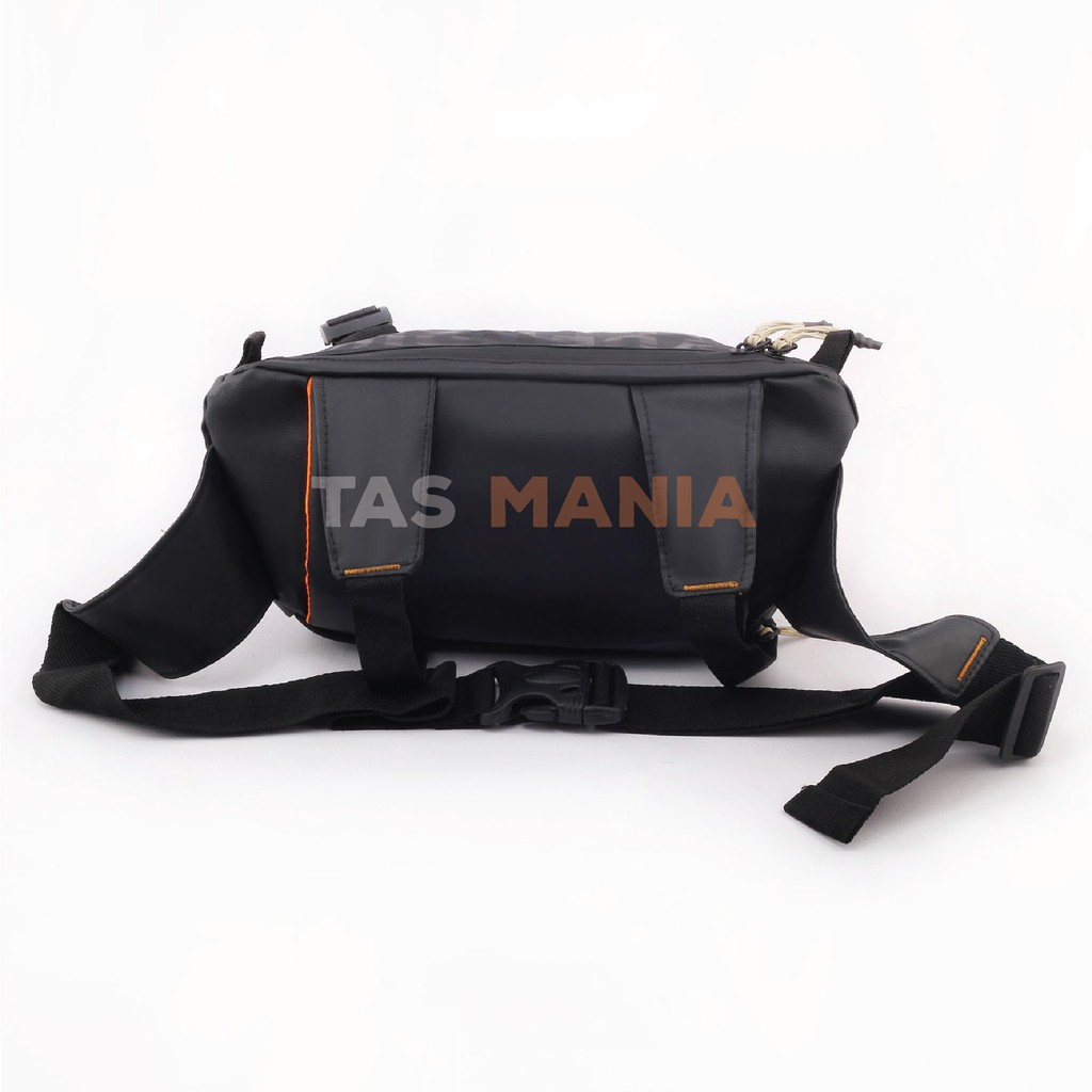 PTS - Gear Bag BICYCLE TO WORK Port -13135 - WITH EARPHONE HOLE Tas Sepeda Slempang Pria Waist Bag Outdoor