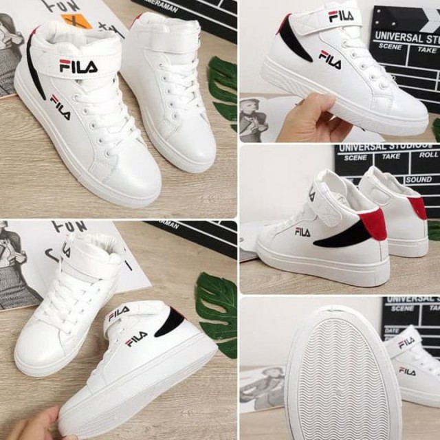 Sepatu Wanita Boot Fila Hitam