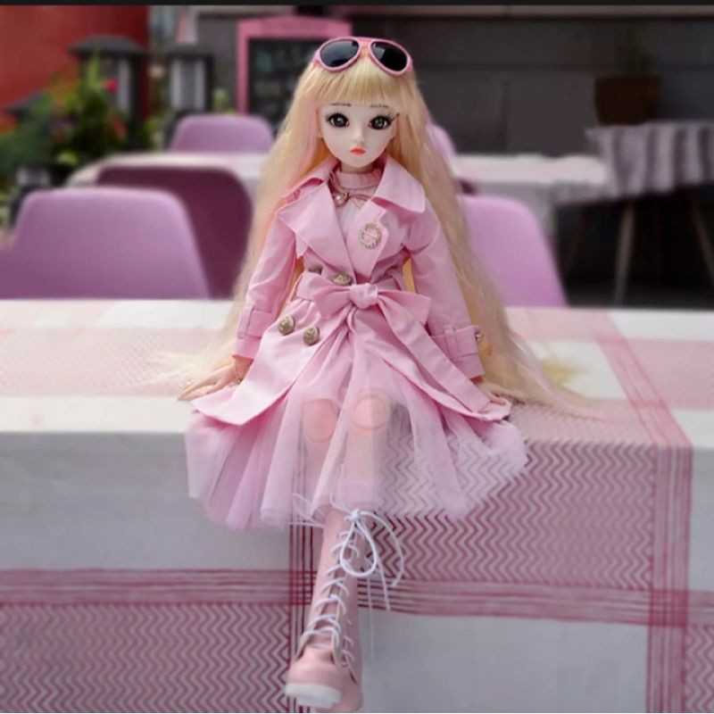 Doris doll 1/3 60cm ball jointed doll bjd casual boneka cantik