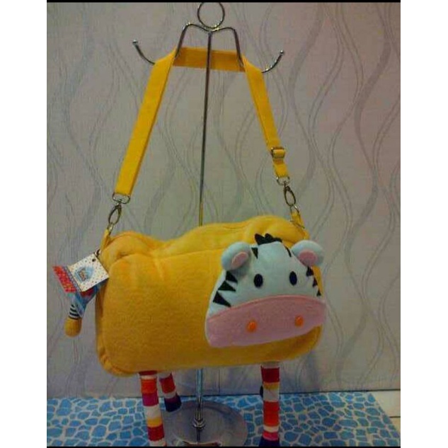 Tas selempang Head animal sapi kuning TK15 by Rumah Warna