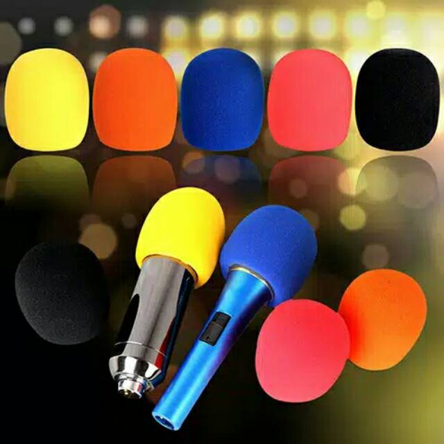 Busa mic busa pelindung mikrofon Busa penutup microphone Cover Mic kualitas baik dan tebal