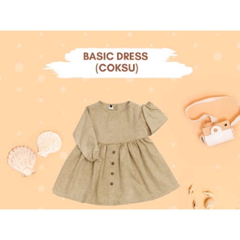 BASIC DRESS (COKLAT SUSU)