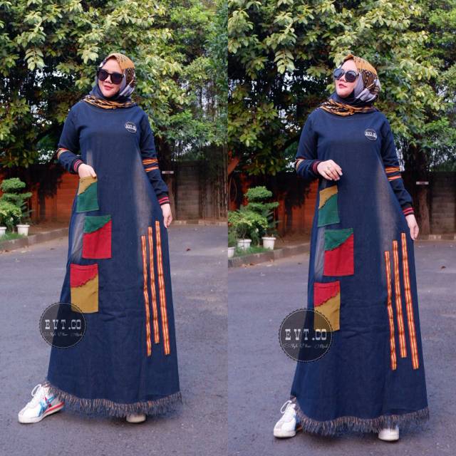 Gamis jeans evt.co