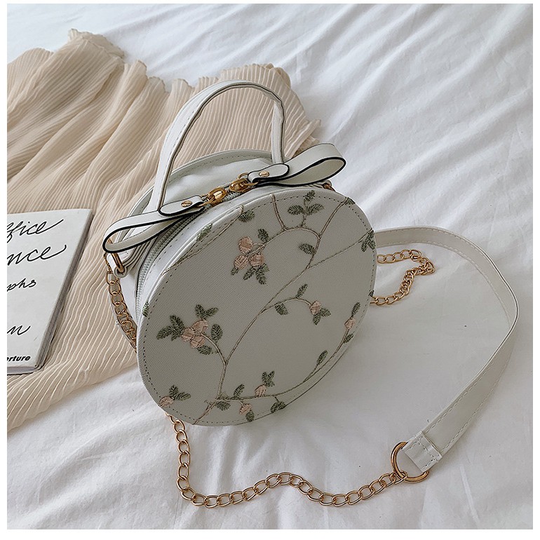 TM-13 tas selempang kecil mini sling bag wanita import korea jepang bunga floral