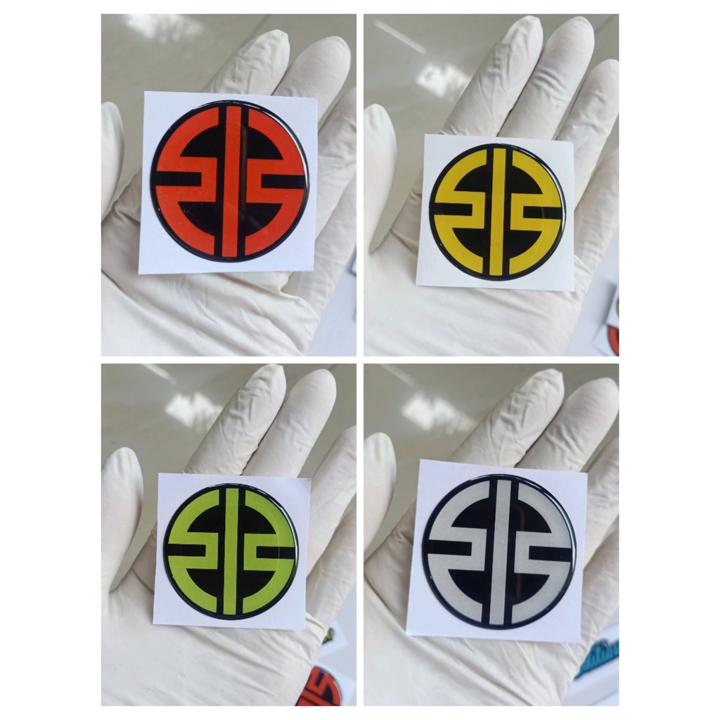 Stiker logo kawasaki H2 H2R emblem lentur