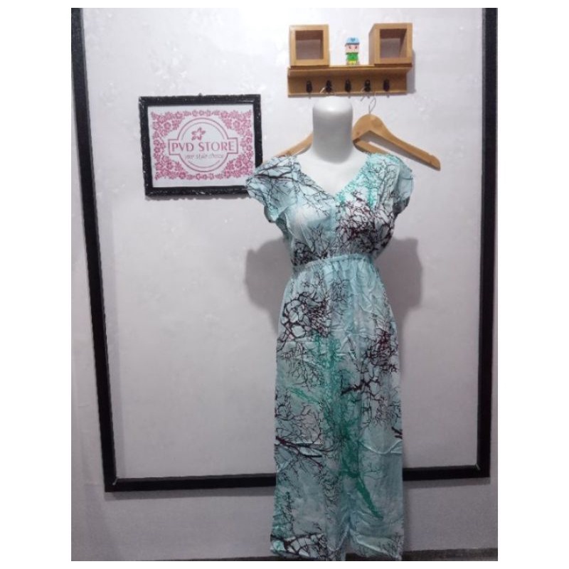 DASTER BALI DASTER KEKINIAN BAJU BALI DASTER Manohara 3/4 BAJU TIDUR Motif Ranting