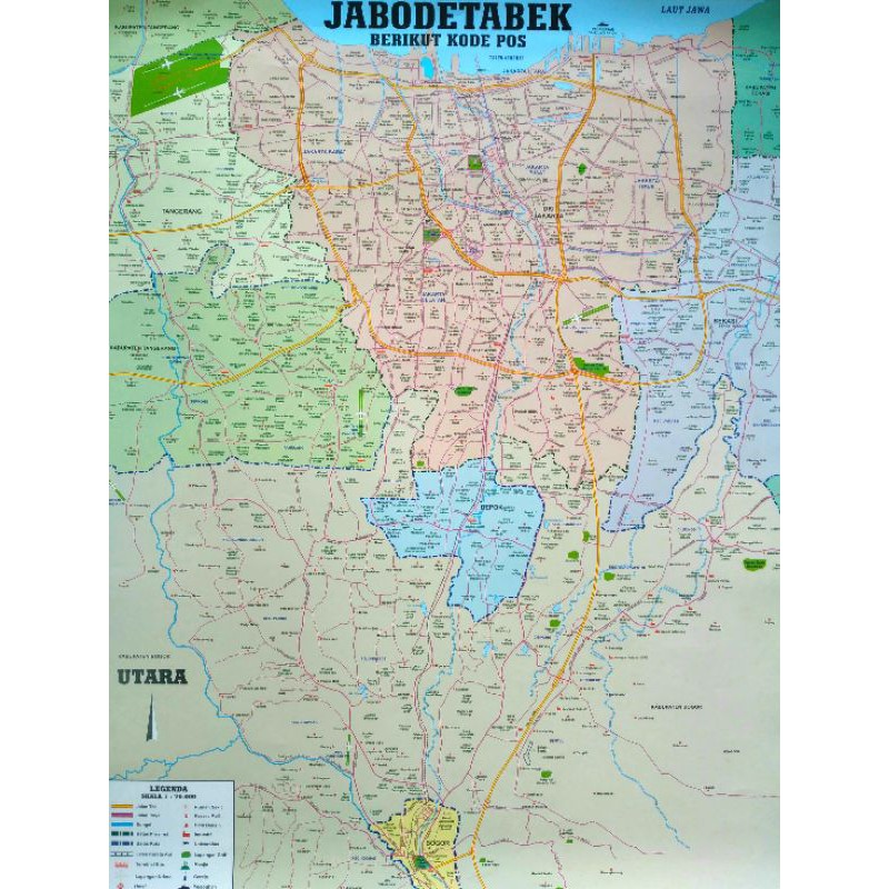 PETA JABODETABEK/PETA INDONESIA/PETA DUNIA