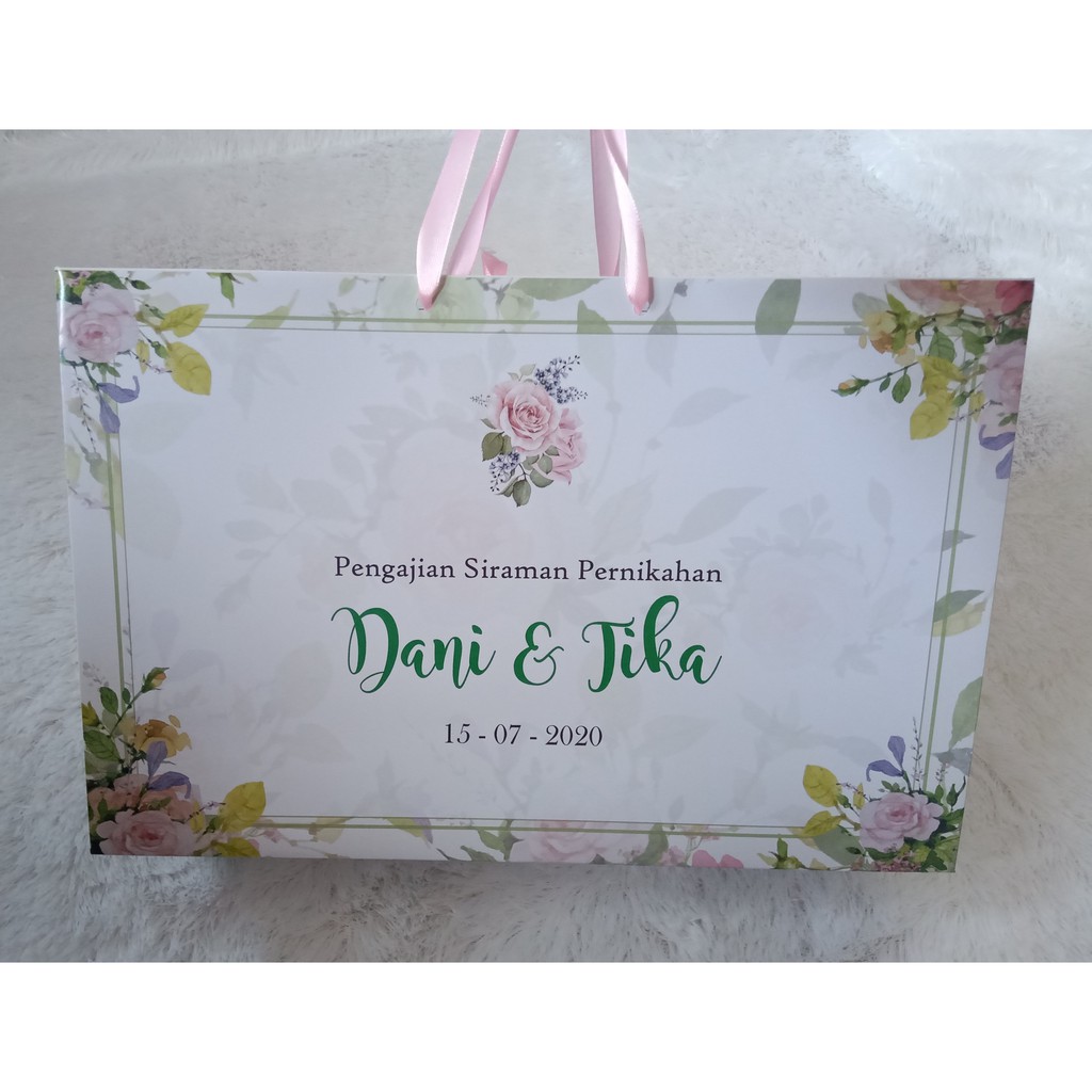 

PAPERBAG SIZE 33x22x8 CM / WEDDING / BRIDESMAID / PACKAGING PRODUCK