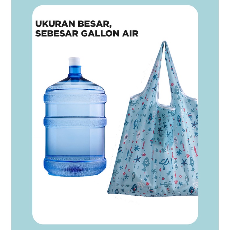 Shopping Bag Motif / Kantong Belanja Motif / Tas belanja motif / tas belanja lipat