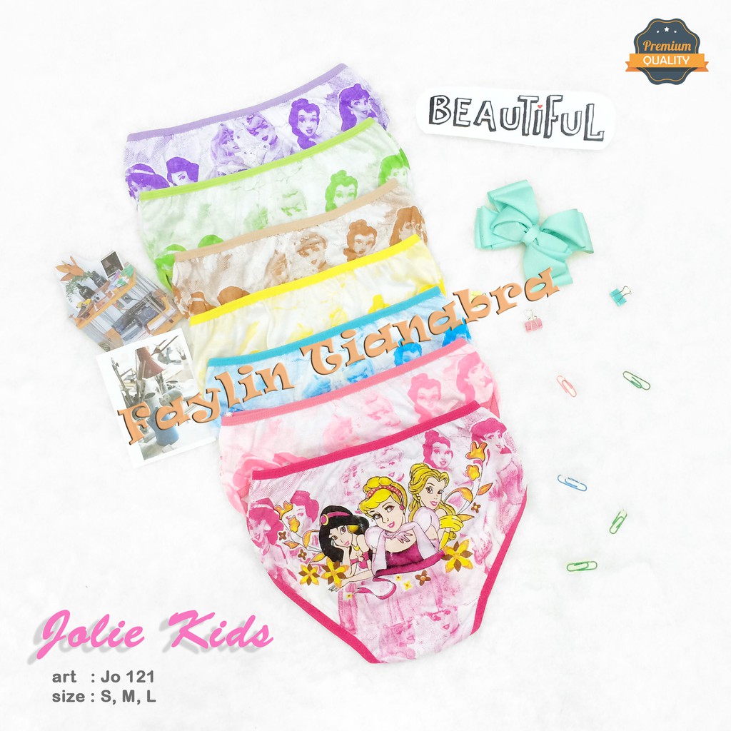 JOLIE KIDS | Celana Dalam Anak Cewek Motif Karakter