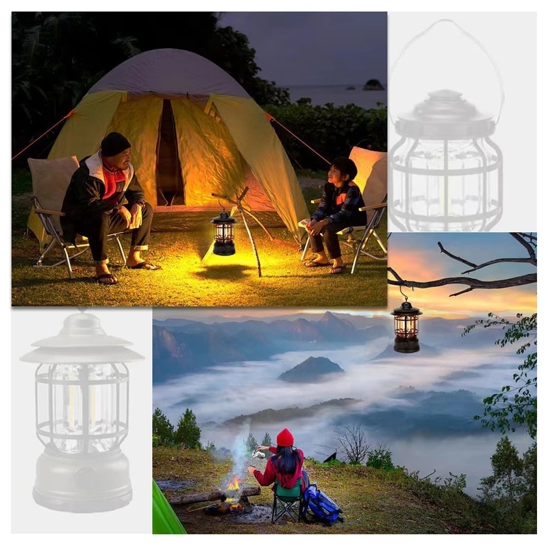 Lampu Gantung Darurat Portable USB Rechargeable Untuk Camping / Hiking / Outdoor