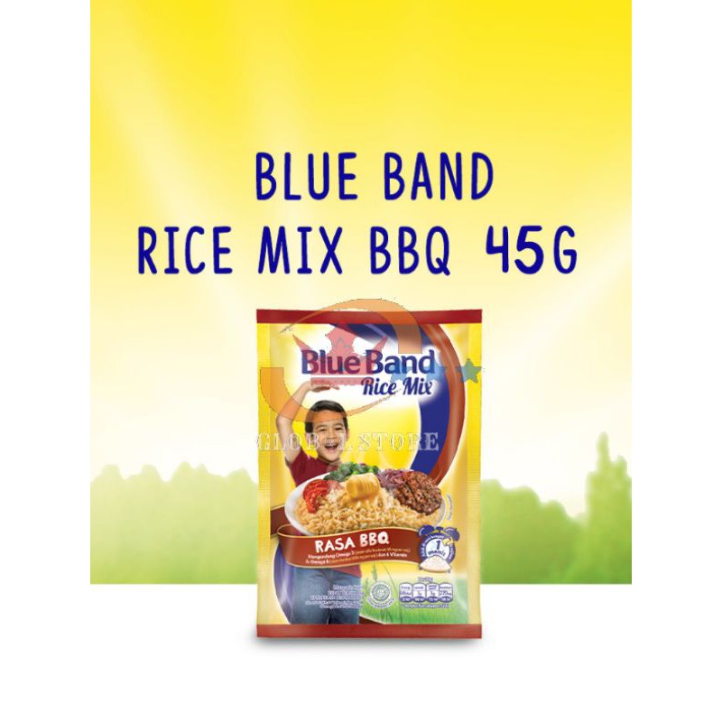 Blue band cake and cookies / blue band rice mix bbq /ayam