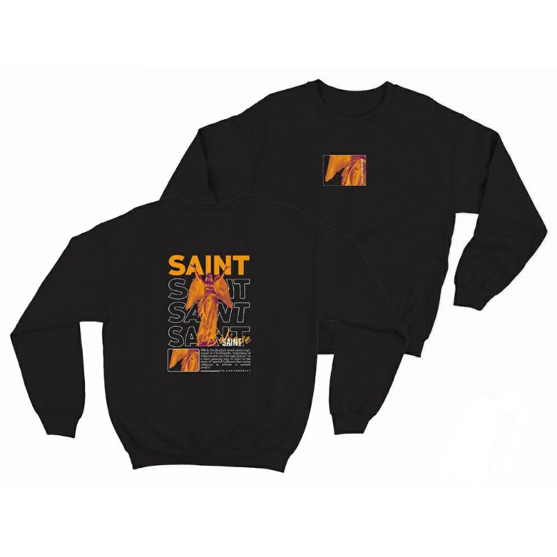 SWEATER CREWNECK PRIA WANITA (SAINT)