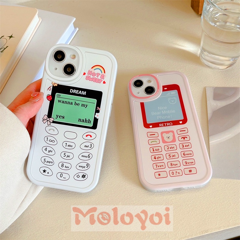 NOKIA Soft Case TPU Motif Kartun Beruang NFC Untuk Xiaomi Redmi Note 8 9 11 11Pro 11s 10s 10pro 10 9s 9pro Max POCO M3 X3 Pro X3 Redmi 9T 910C 9A 9C 10