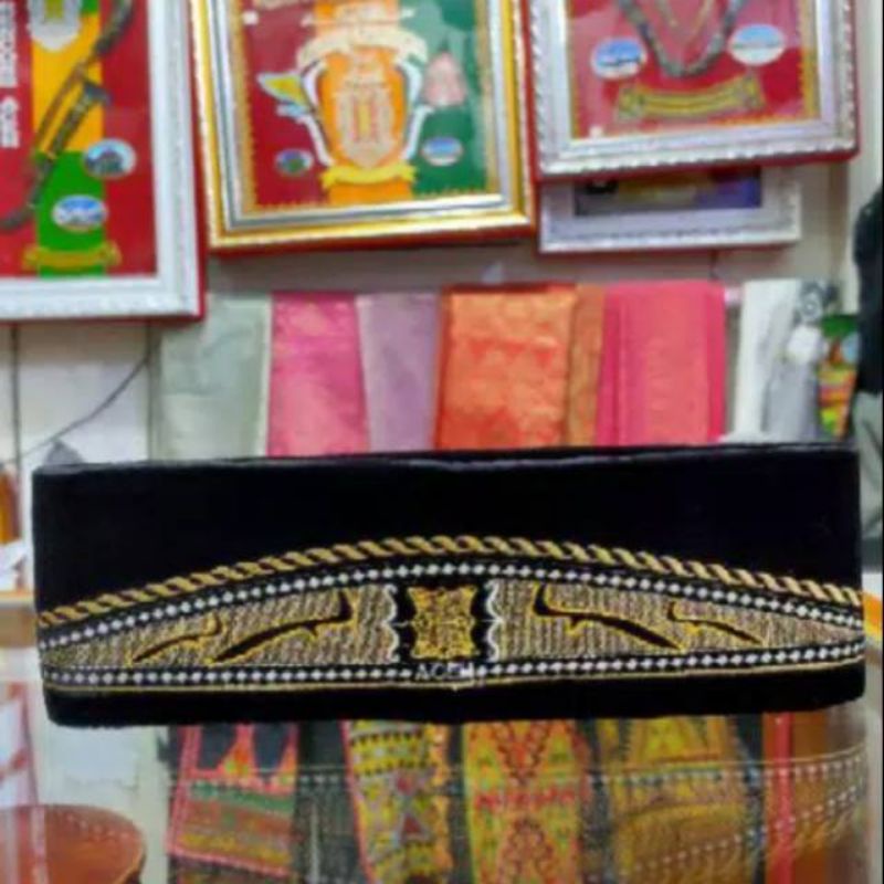 PECI ETHNIC ACEH MOTIF RENCONG PINTU ACEH || SONGKOK ACEH || PECI KHAS ACEH