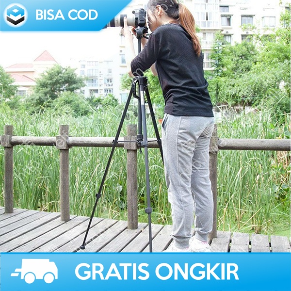 STAND TRIPOD LIGHTWEIGHT BY WEIFENG WT-3540 KOKOH SAMPAI 3 Kg PORTABLE