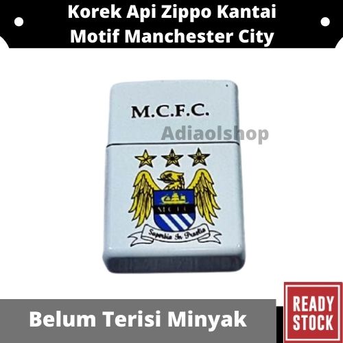 Korek Api Zippo Motif Manchester City /Korek Zippo Antik