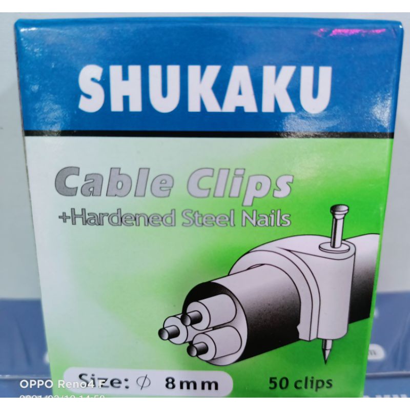 Klem kabel Shukaku 8mm/paku beton