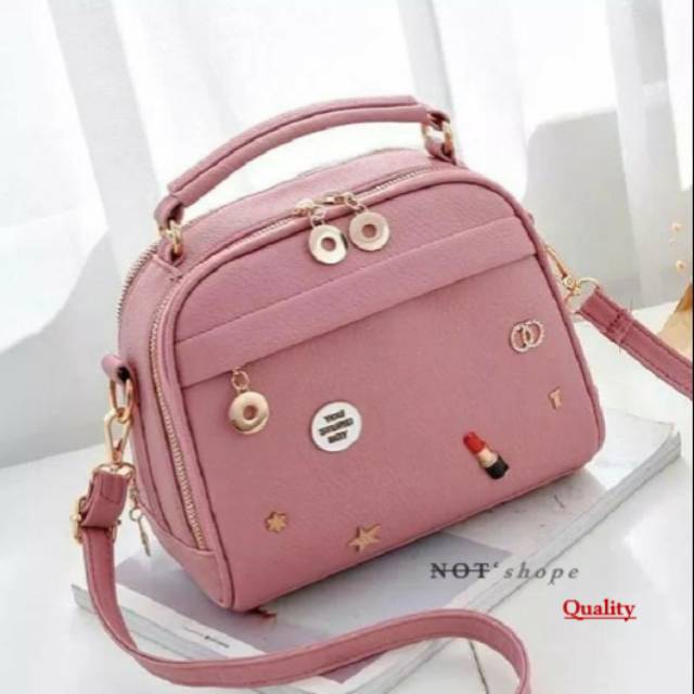Tas Wanita Slingbag Milano Lips
