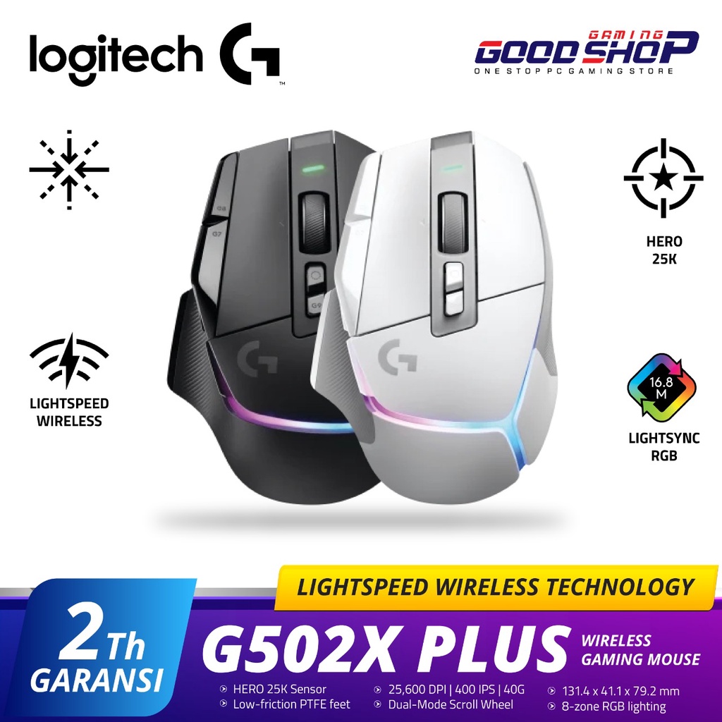 Logitech G502X PLUS Wireless - Gaming Mouse