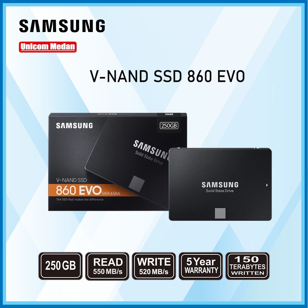 SSD SAMSUNG EVO 860 250GB VNAND SSD