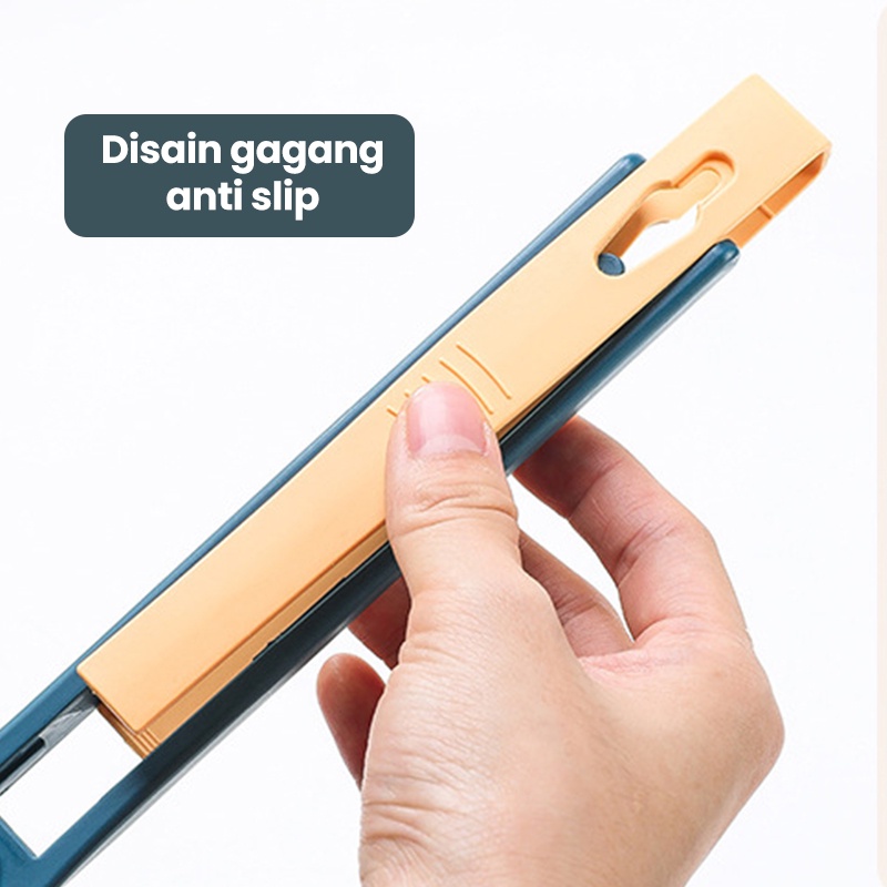 Dejavu Saringan Mie Sendok Plastik Lubang Saringan Peralatan Masak Dapur Centong Spatula Sutil Penyaring Tahan Panas HLS311-7