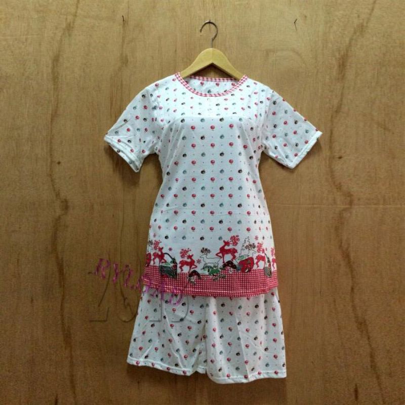 Baju Tidur Motif AppleApple / Babydoll Motif AppleApple