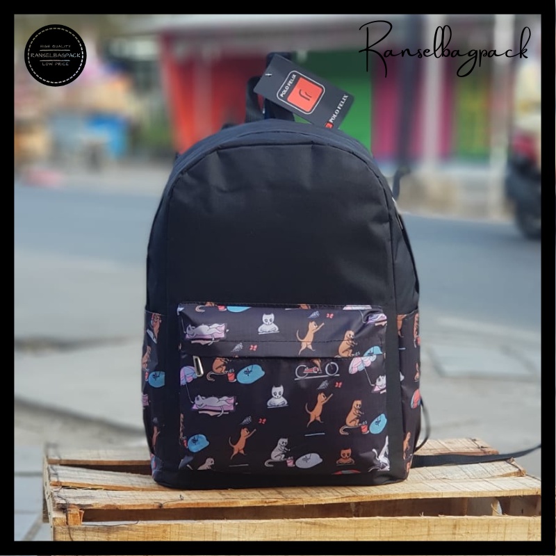 Tas Ransel Backpack Punggung Sekolah Kuliah Outdoor Multifungsi Kekinian Terbaru Cewek Perempuan