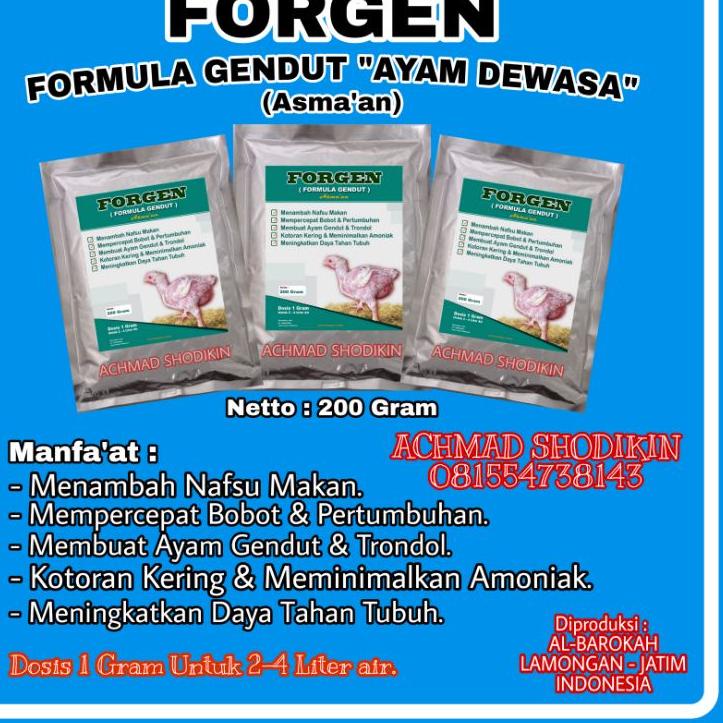 Tren Kekinian.. FORGEN (FORMULA GENDUT)